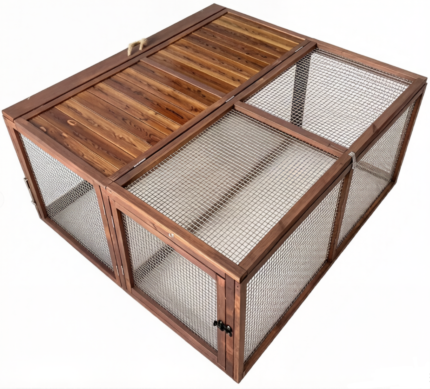 wooden running cage abayabella018