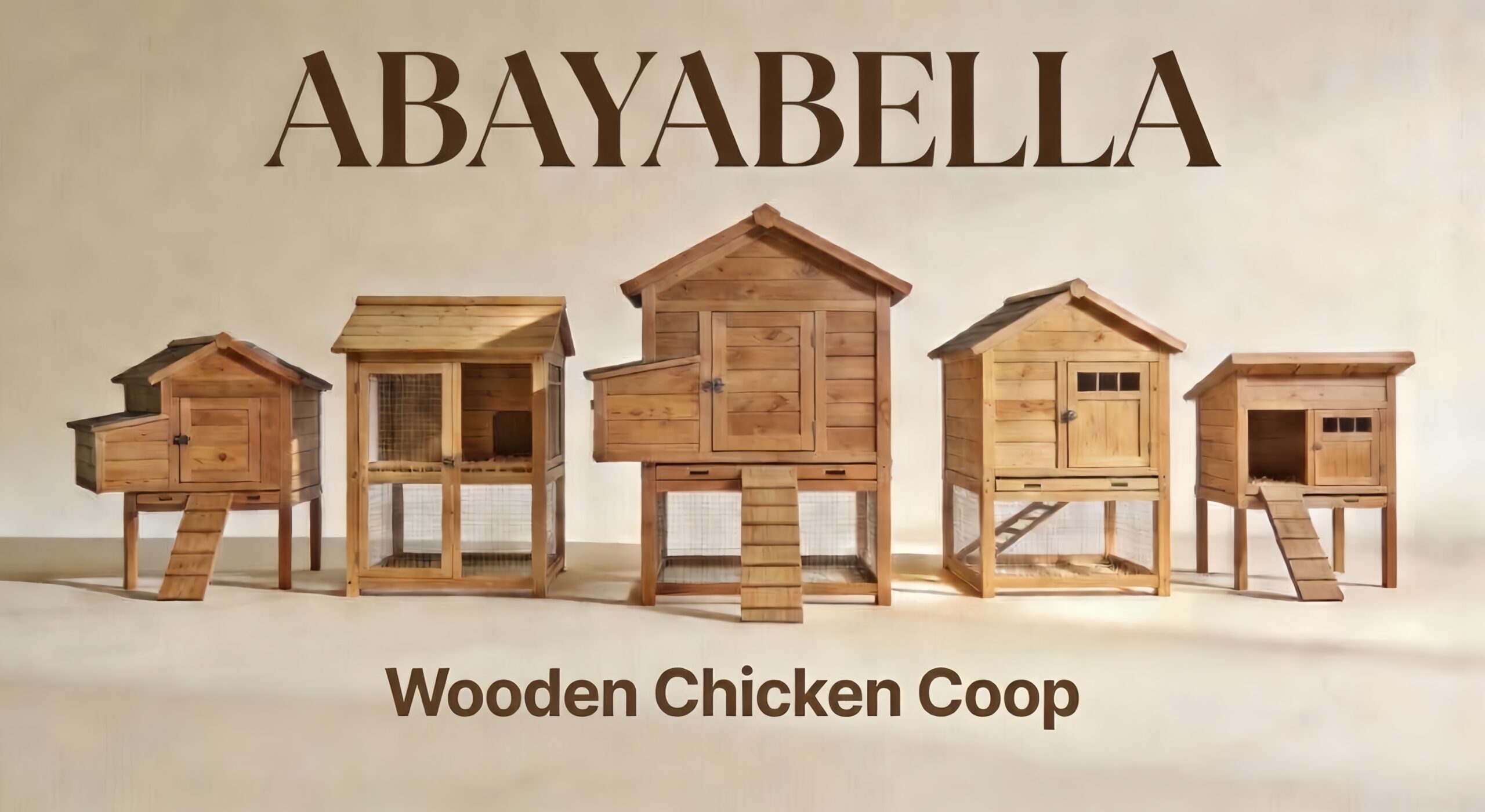 wooden chicken coop