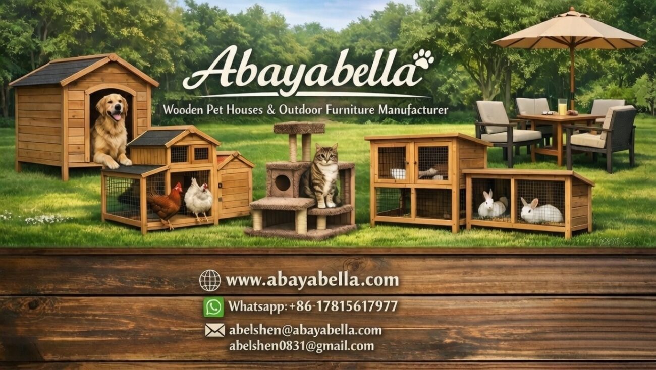 wooden pet house manufacturer by abayabella